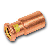 Nypel redukcja SANHA Press Gas Miedź 28 mm x 14 mm (ZZ x ZW)
