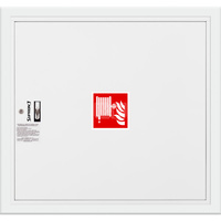 Hydrant DN33 wnękowy, wąż 20m, ocynk fasada,,zamek patent, RAL 9003