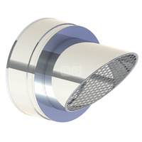 Zakończenie komina ścięte z siatką fi180