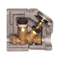 Zawór Thermo DN15 GW, 30-50st C z izolacją i termometrem