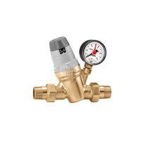 Regulator ciśnienia z wymiennym wkładem z możliwością przyłączenia manometru 1"