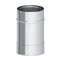 Rura dł. 250mm fi80/125mm płaszcz zewnętrzny wysoki połysk z uszczelką