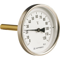 Termometr przemysłowy BiTh 160 D 211 fi 160 mm 0-60 °C tuleja 63 mm 1/2 rad kl 1 0