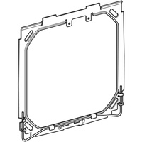 Ramka mocująca płytki przykrywającej do podtynkowej skrzynki funkcyjnyjnej