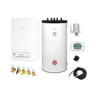 Pakiet - Kocioł gazowy jednofunkcyjny BERETTA Mynute Green 25 R.S.I. kondensacyjny wiszący 26.25kW + Zasobnik c.w.u Idra Top 120