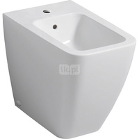 Standardowy bidet Geberit iCon Square przylegający do ściany