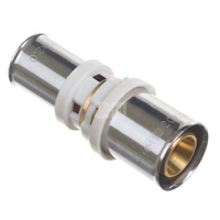 Złączka prosta zaprasowywana redukcja QIK XPRT Mosiądz 32mm x 26mm (ZZ x ZZ)