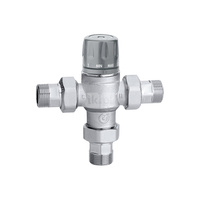 Zawór mieszający regulowany pokrętłem, z zaworami zwrotnymi i filtrami 3/4" 45÷65 st. C