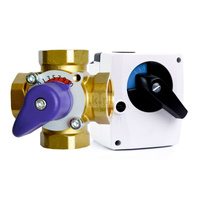 Zawór obrotowy czterodrogowy Concept By WOMIX GZM 4-20, mieszający, 8kv, 3/4"