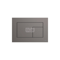 TECEvelvet - przycisk spłukujący z tworzywa z powłoką Fenix, antracyt (Grigio Londra)