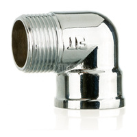 Kolano GW GZ mosiężne chromowane 3/4"