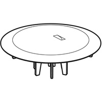 Pokrywa odpływu d90, biała