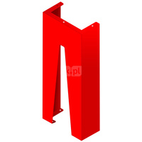 Podpora 920x390x225 do szaf 2B2 gł. 240 (jedna podpora), wys. 520±100mm, kolor czerwony RAL3000