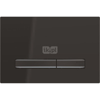 Przycisk uruchamiający Geberit Sigma50, przedni, czarny, przyciski: czarny chrom