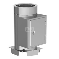 Element do czyszczenia fi2500mm z płytą fundamentową z odpływem w dół