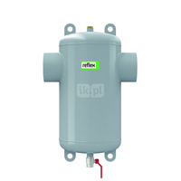 Separator mikropęcherzy powietrza i osadów Exdirt D 323.9 szare, ze spawanymi króćcami