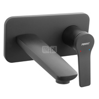 STRATOS BLACK bateria umywalkowa podtynkowa, czarny