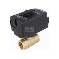 2-drogowy zawór kulowy z siłownikiem BEV, DN25, Rp1", Kvs 60 m3/h, 230 V AC, NC