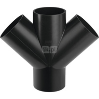 Złącze czwórnik GEBERIT HDPE 110mm x 40mm x 40mm x 110mm (DN 100 x DN 40 x DN 40 x DN 100)