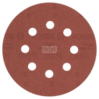 5-częściowy zestaw papierów ściernych do szlifierek mimośrodowych K = 240