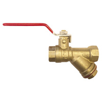 Zawór kulowy z filtrem skośnym 3/4"