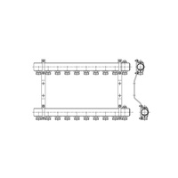 PHA-102 11-obwodowy PN10 Rozdzielacz CuZn