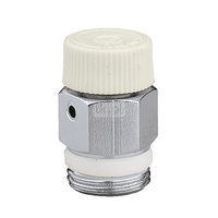 Ręczny zawór odpowietrzający do grzejników z regulowanym wyjściem 1/8" GZ