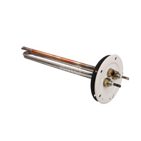 Grzałka 1,5 kW 230V do zbiornika emaliowanego na flanszy Ø zew. 125 mm / 5 śrub, bez anody