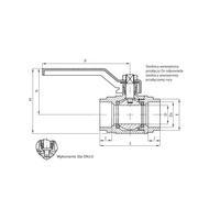 1504 Zawór do wlutowania 22mm