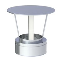 Zakończenie wylotu rury dwuściennej z daszkiem