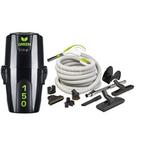 Pakiet jednostka centralna Green Line 150 z zestawem do sprzątania Komfort z wężem o dł. 9m z włącznikiem on/off