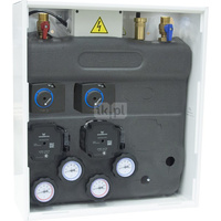 ZESTAW MIESZAJĄCY Z ROZDZIELACZEM PRIMOBOX AZB 455 W SZAFCE, 2X ZAWÓR