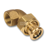 Śrubunek 45' SANHA PURAPRESS Miedź 12 mm x 1/2'' (ZW x GW)