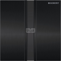 Zawór spłukujący Geberit do pisuarów, zasilanie 230V, Typ 50, chrom szczotk., czarny chrom