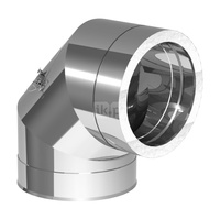 Kolano 90st. fi300mm z rewizją / podciśnienie