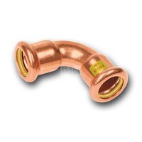 Łuk 90' SANHA Press Gas Miedź 54 mm x 54 mm (ZW x ZW)