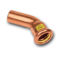Łuk 45' SANHA Press Gas Miedź 35 mm x 35 mm (ZW x ZZ)