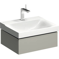 Szafka Xeno2 pod umywalkę 60 cm, 1 szuflada, ciepły szary mat