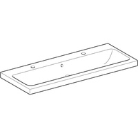 Umywalka iCon Light 120 cm, z otworem z lewej i prawej, z przelewem, 