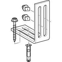 Kątownik montażowy Geberit GIS 13 x 13 cm