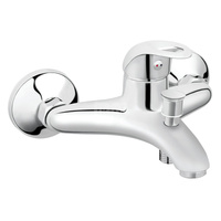 BRAVO bateria wannowa ścienna, chrom