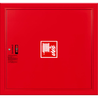 Hydrant DN33 wnękowy, wąż 30m, ocynk fasada, zamek patent, RAL 3000