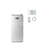 Pakiet - Kocioł gazowy jednofunkcyjny SAUNIER DUVAL Niedźwiedź Condens KKS18 kondensacyjny stojący 5.8-19.1kW + Czujnik temperatury zewnętrznej  + Czujnik c.w.u. NTC + Regulator EXACONTROL E7C + Drugie przyłącze powrotu