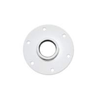 Pokrywa flanszy metalowa 125 mm z mufą 5/4" - 6 otworów