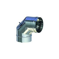 SP Kolano spalinowe z rewizją 90° DN 150