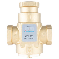 Zawór temperaturowy ATV 335, DN25, Rp1", kvs 9, 55°C