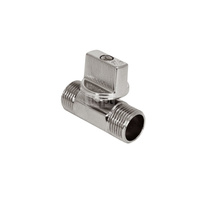 MINI zawór kulowy, 3/8 GZ x 1/2 GZ