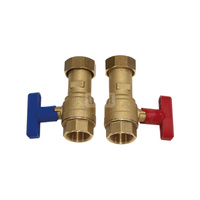 Komplet zaworów 1 1/2" ( zasilanie i powrót)