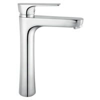 ALGEO SQUARE bateria umywalkowa stojąca nablatowa, chrom