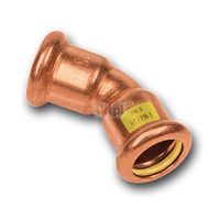 Łuk 45' SANHA Press Gas Miedź 12 mm x 12 mm (ZW x ZW)